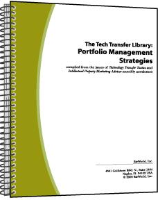The Tech Transfer Library: Portfolio Management Strategies. Volume II